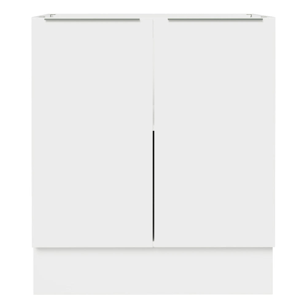 Gabinete Bajo 70 cm 2 Puertas Sin Encimera Blanco Stella Madesa