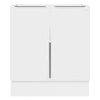Gabinete Bajo 70 cm 2 Puertas Sin Encimera Blanco Stella Madesa