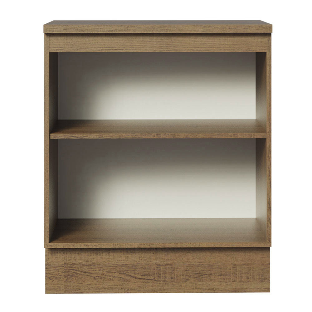 Gabinete Bajo 70 x 60 cm 2 Puertas (Con Encimera) Marrón/Gris Agata