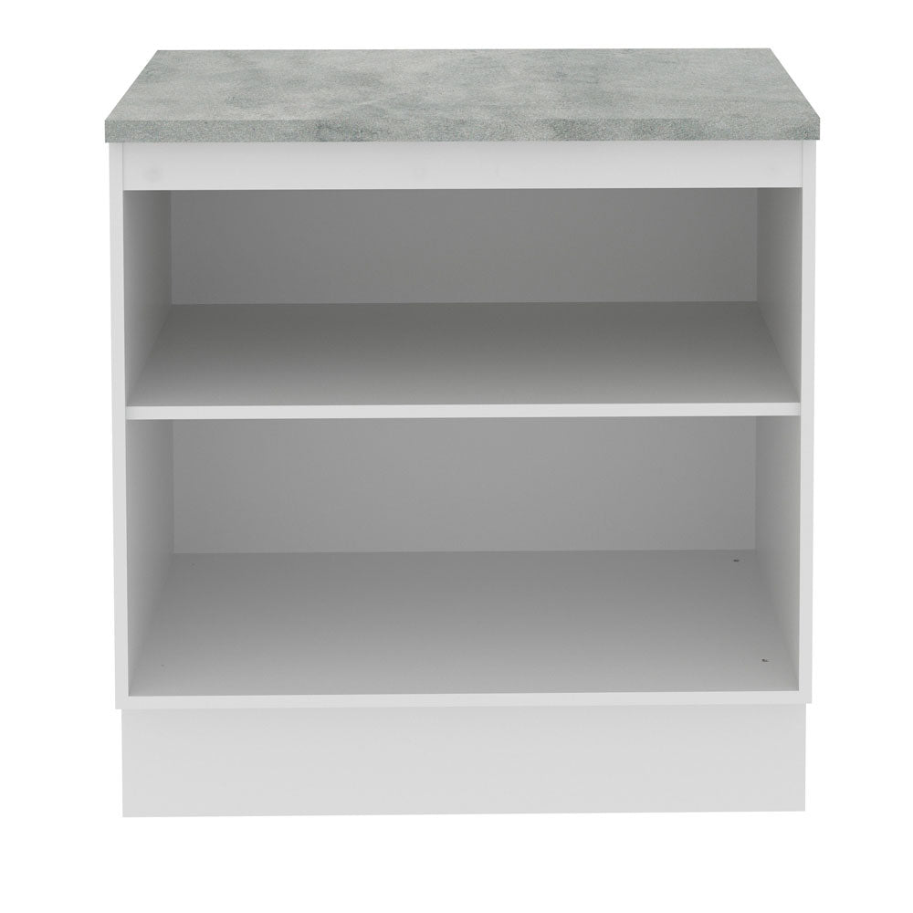 Gabinete Bajo 80 cm 2 Puertas Blanco Stella Madesa
