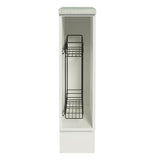 Gabinete Especiero para Cocina 20cm Blanco (Con Encimera) Glamy y Agata