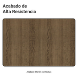 Gabinete Especiero para Cocina 20cm Marrón (Con Encimera) Glamy y Agata