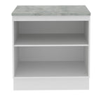 Gabinete Bajo 80 cm 2 Puertas Blanco Stella Madesa