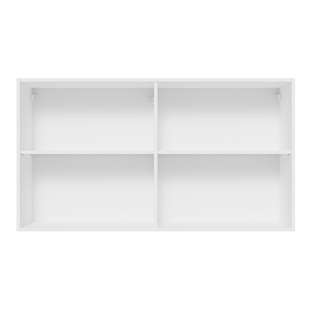 Gabinete Superior 120 cm 2 Puertas Glamy Blanco