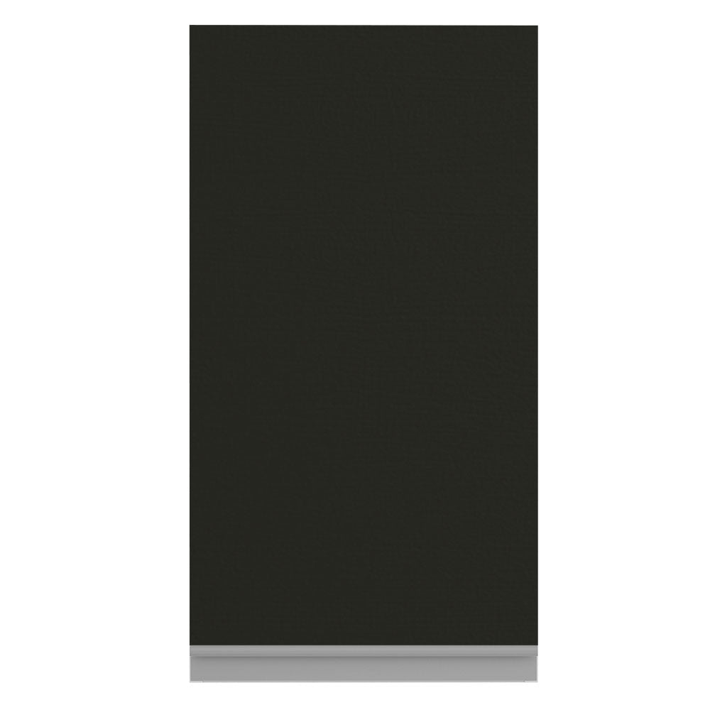 Gabinete Superior 35 cm 1 Puerta Blanco/Negro Glamy