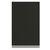 Gabinete Superior 40 cm 1 Puerta Glamy Blanco/Negro