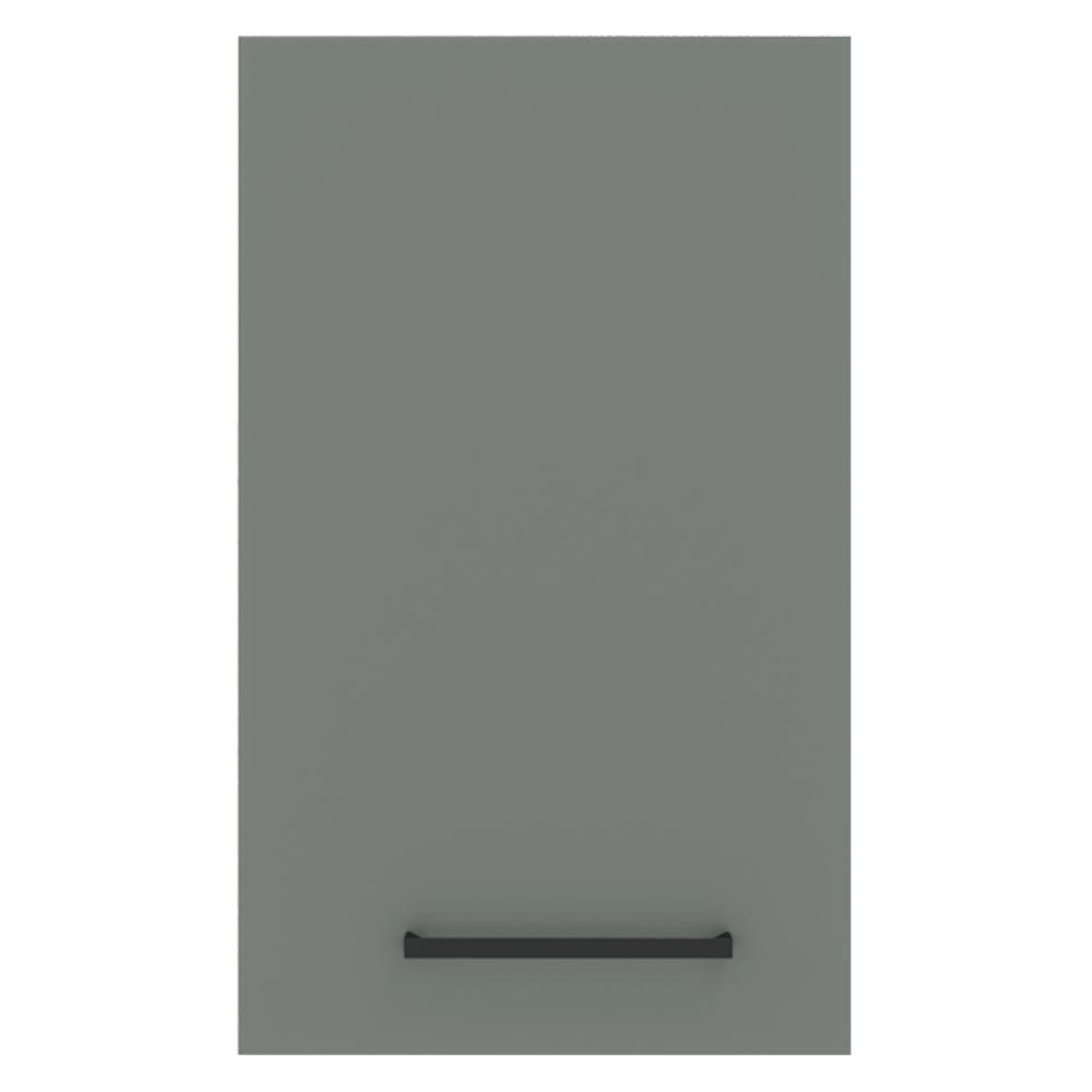 Gabinete Superior 40 cm 1 Puerta Marrón/Gris Agata Madesa