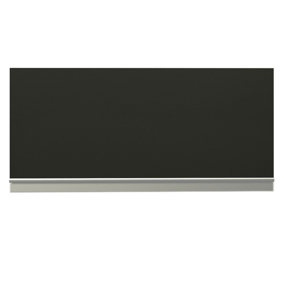 Gabinete Superior 70 cm 1 Puerta Abatible Blanco/Negro Glamy Madesa