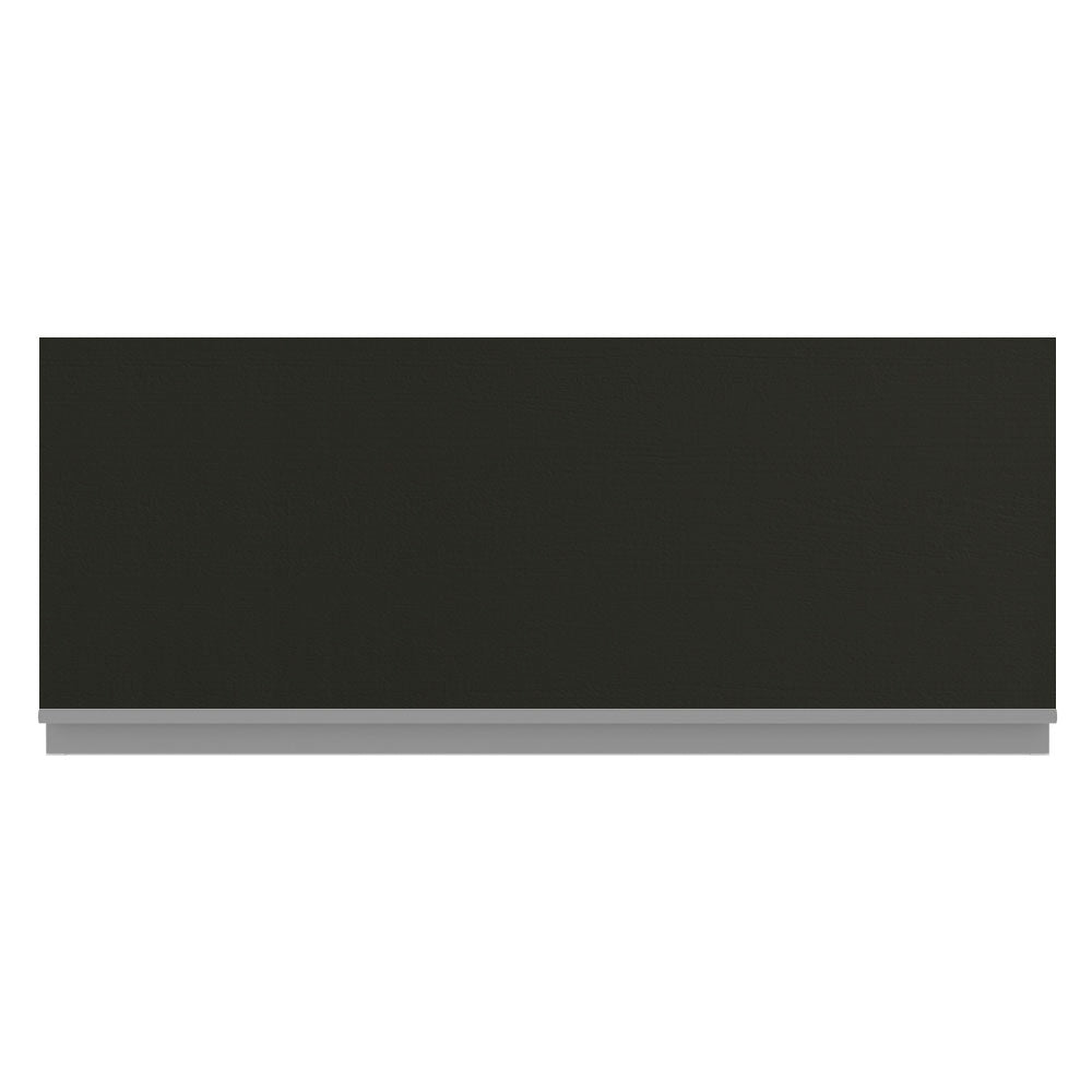 Gabinete Superior 80 cm 1 Puerta Abatible Blanco/Negro Glamy Madesa