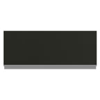 Gabinete Superior 80 cm 1 Puerta Abatible Blanco/Negro Glamy Madesa