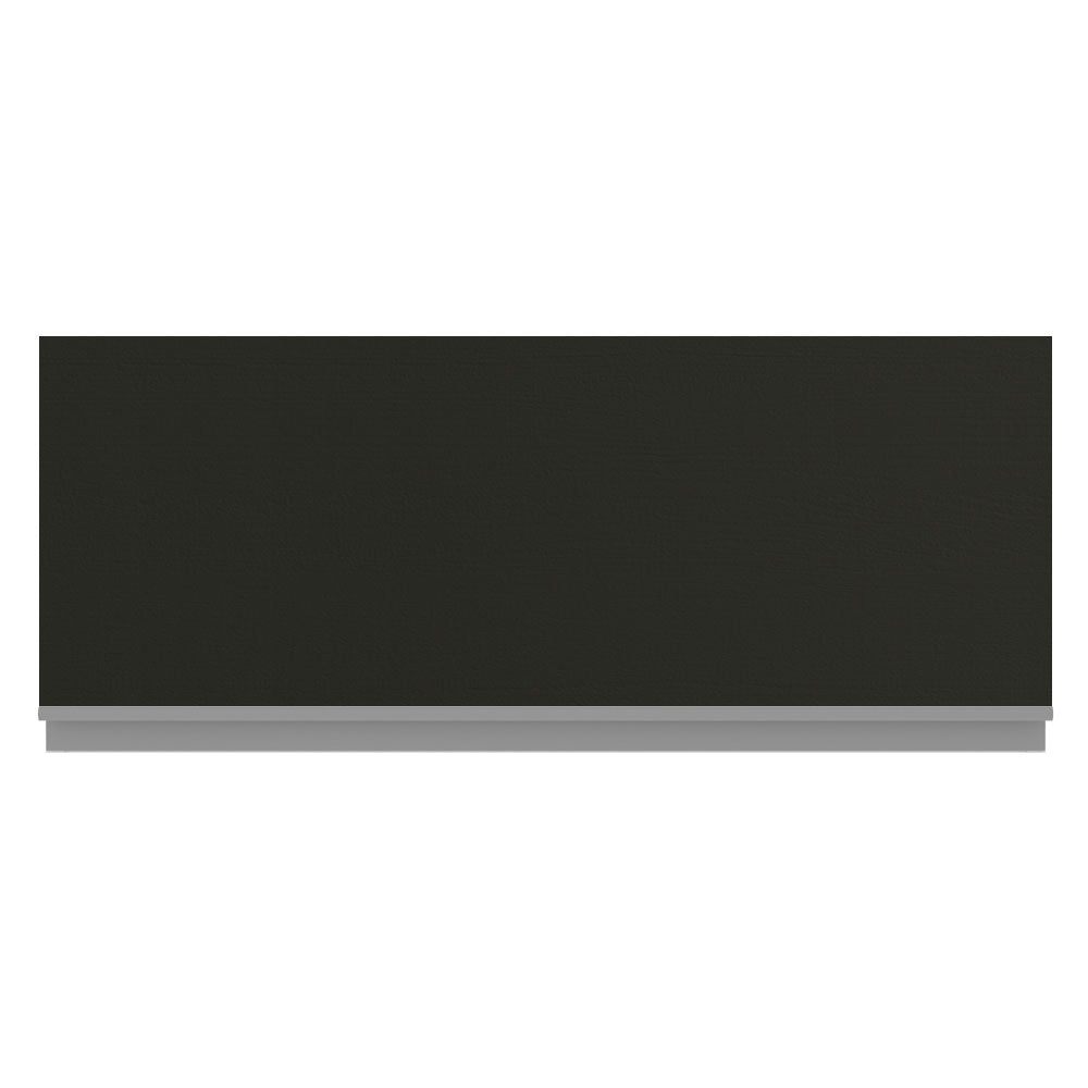 Gabinete Superior 80 cm 1 Puerta Abatible Marrón/Negro Glamy Madesa