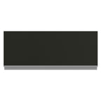 Gabinete Superior 80 cm 1 Puerta Abatible Marrón/Negro Glamy Madesa