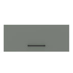 Gabinete Superior 80 cm 1 Puerta Abatible Blanco/Gris Agata Madesa
