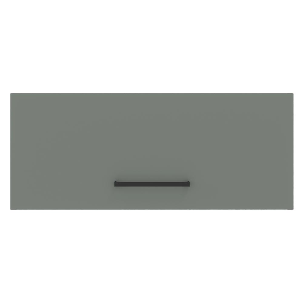 Gabinete Superior 80 cm 1 Puerta Abatible Agata Marrón/Gris