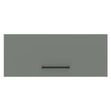 Gabinete Superior 80 cm 1 Puerta Abatible Agata Marrón/Gris