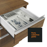 Cocina Integral Esquinera 459cm Marrón Glamy 01