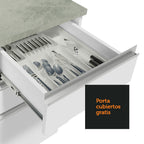 Cocina Integral Esquinera 469cm Blanco Glamy 01