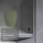 Cocina Integral Esquinera Flotante 385 cm Con Mueble para Horno Gris Nice Madesa