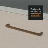 Cocina Integral 270cm Blanco/Crema Agata 03