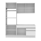 Cocina Integral 190cm Blanco Glamy 04
