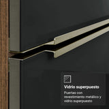 Cocina Integral 180 cm Marrón/Negro Lux Madesa 02