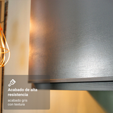 Cocina Compacta 120 cm Sin Patas Nice Gris 06