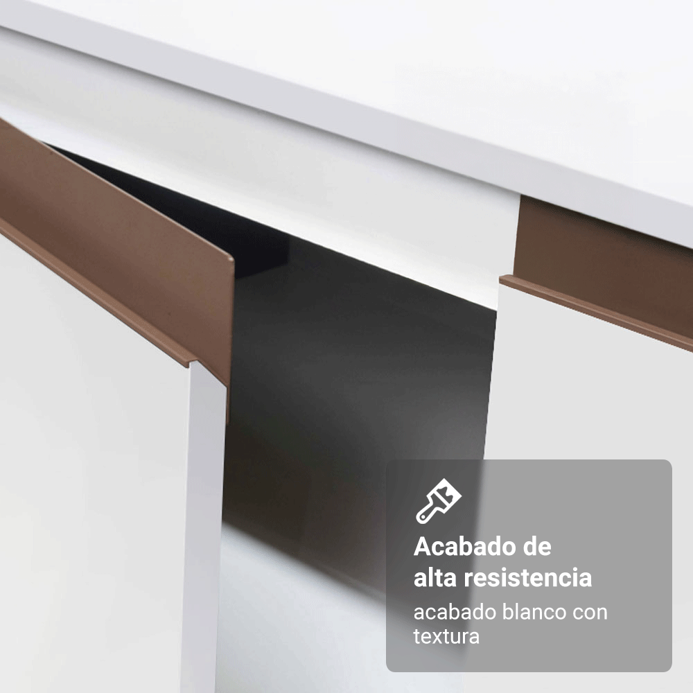 Cocina Integral 250 cm Blanco Reims Madesa