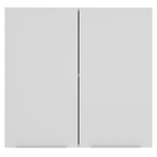 Gabinete Superior para Recámara 70 cm 2 Puertas Blanco Neo Madesa