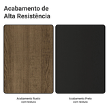 Clóset Modulado 6 Cajones 12 Niveles 210cm Marrón/Negro Valencia