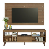 Mueble con Panel para TV hasta 65 Pulgadas con patas Marrón Texas Madesa