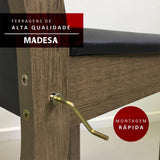 Juego de Comedor Encimera de Vidrio Circular 4 Sillas Marrón/Crema/Beige Ana