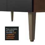 Cocina Compacta 235 cm Marrón/Negro Madesa