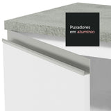 Gabinete para Baño 140cm 2 Puertas 3 Cajones Blanco Madesa