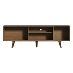 Mueble para TV hasta 65 Pulgadas 160 cm 1 Puerta Marrón/Blanco Dubai Madesa