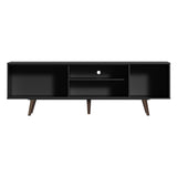 Mueble para TV Madesa Dubai para TV 65" con Pies Negro/Marrón 8N5Z