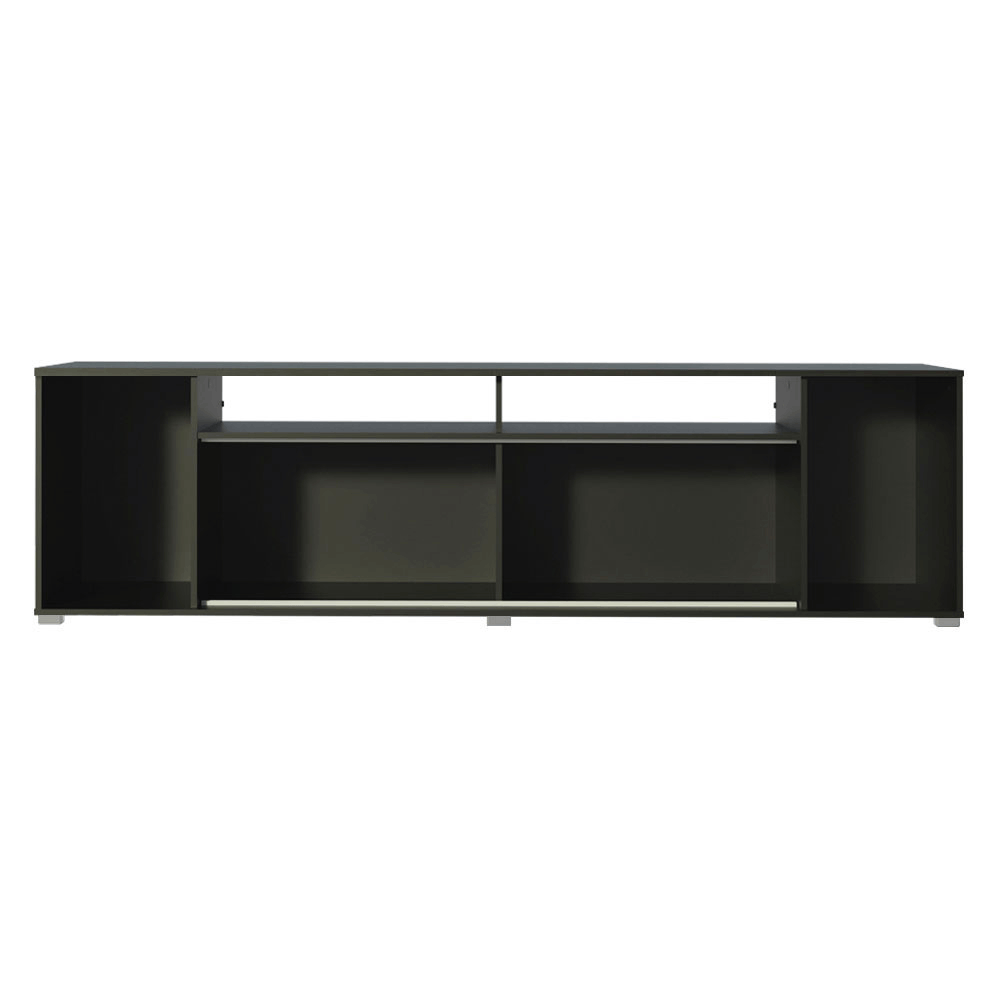 Mueble para TV hasta 65 Pulgadas 180 cm 1 Puerta Negro Cancún Madesa