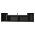 Mueble para TV hasta 65 Pulgadas 180 cm 1 Puerta Negro Cancún Madesa