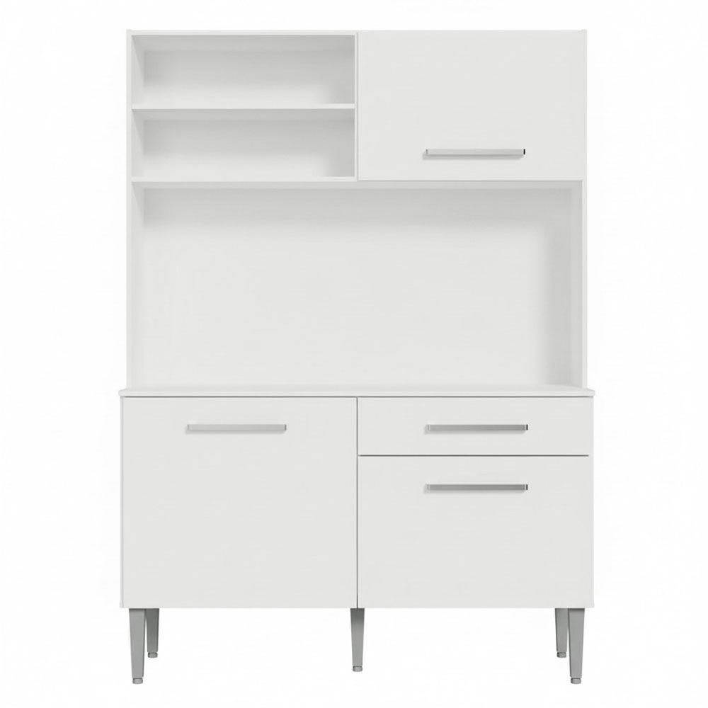 Cocina Compacta 120 cm Blanco Life Madesa