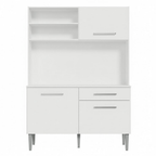 Cocina Compacta 120 cm Blanco Life Madesa