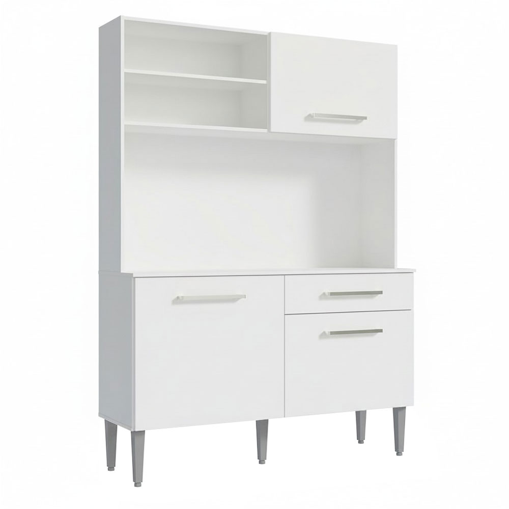 Cocina Compacta 120cm Blanco Life