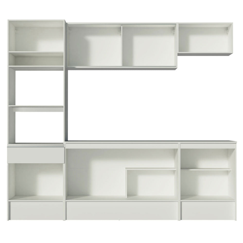 Cocina Integral 240cm Blanco Diamante