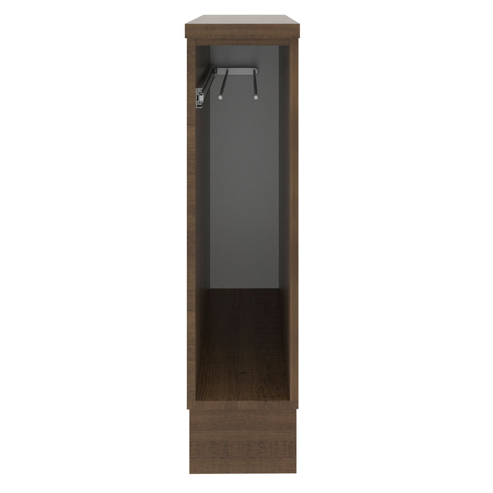 Gabinete Bajo Toallero 20 cm Marrón Lux, Glamy y Agata Madesa