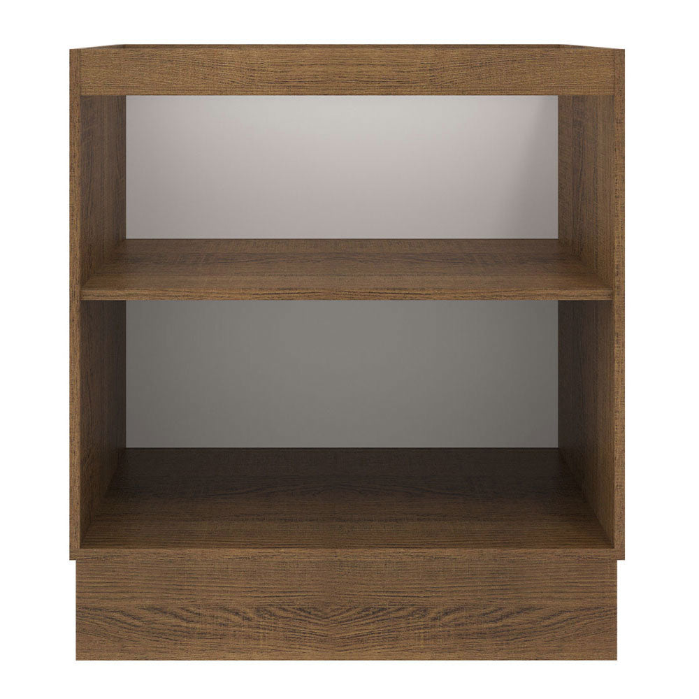 Gabinete Bajo 70 x 60 cm 2 Puertas (Sin Encimera) Marrón/Gris Agata