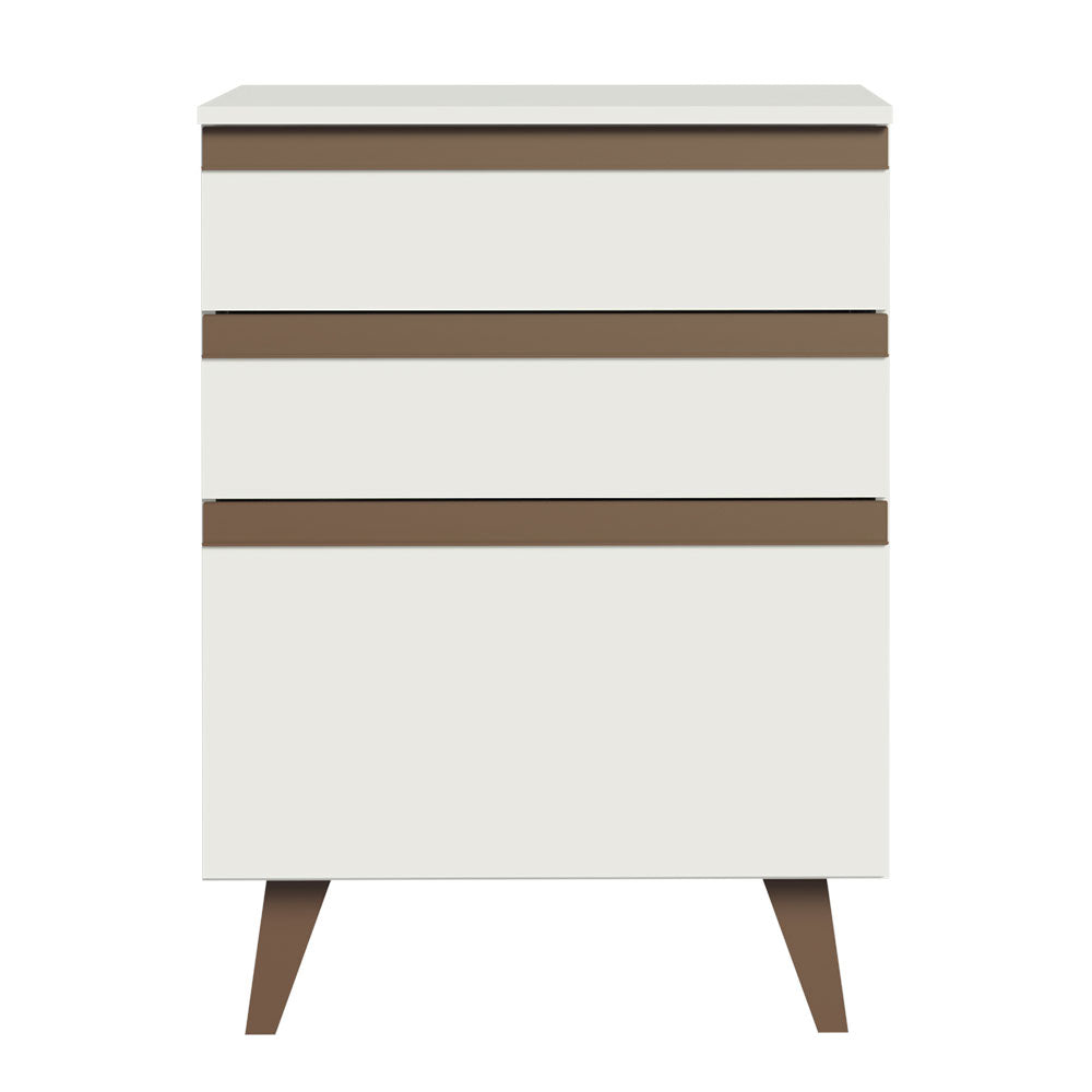 Gabinete Bajo 60 cm 3 Cajones Blanco Reims Madesa