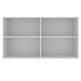 Gabinete Superior 120 cm 2 Puertas Glamy Blanco/Negro