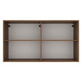 Gabinete Superior 120 cm 2 Puertas Agata Marrón/Gris