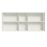 Gabinete Superior 150 cm 2 Puertas y 2 Nichos Agata Blanco/Gris
