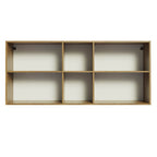 Gabinete Superior 150 cm 2 Puertas 2 Nichos Marrón/Gris Agata Madesa