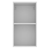 Gabinete Superior 35 cm 1 Puerta Blanco/Negro Glamy
