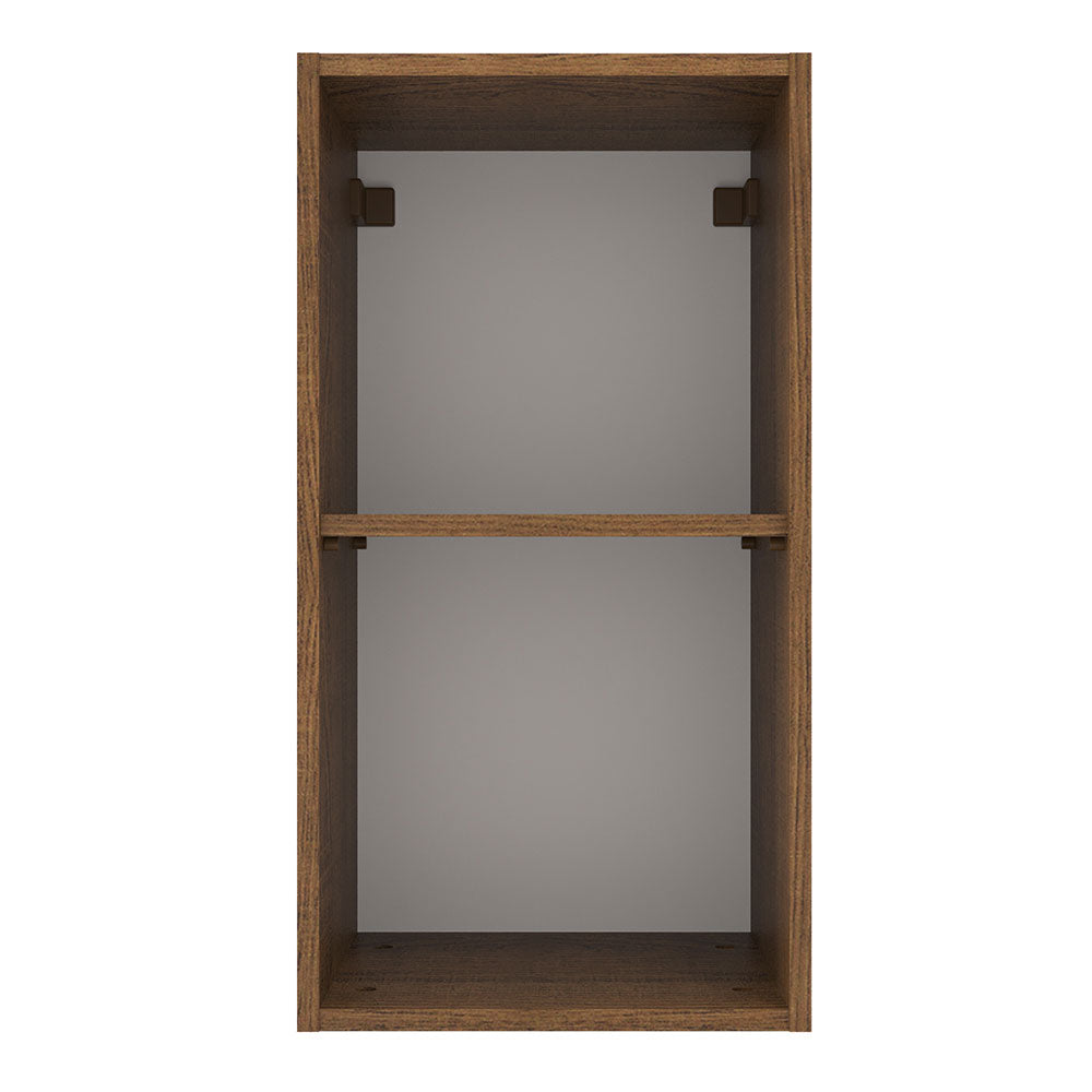 Gabinete Superior 35 cm 1 Puerta Agata Marrón/Gris